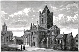 Katedra Christ Church, Dublin, ok. XIX w. autorstwa Unbekannt