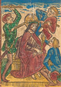 Chrystus ukoronowany cierniem, c. 1490. autorstwa Unbekannt