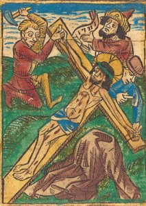 Chrystus przybity do krzyża, ok. godz. 1490. autorstwa Unbekannt