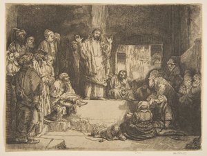 Chrystus nauczający La Petite Tombe copy.n.d. autorstwa Unbekannt