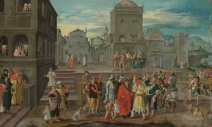 Chrystus przedstawiony ludowi. autorstwa Unbekannt