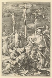 Chrystus na krzyżu, z Męki Pańskiej, ca. 1598-1617. autorstwa Unbekannt