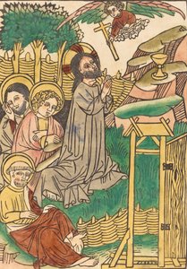 Chrystus na Górze Oliwnej, ok. godz. 14501460. autorstwa Unbekannt