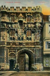 Brama Christchurch, Canterbury, koniec XIX-początek XX wieku. autorstwa Unbekannt