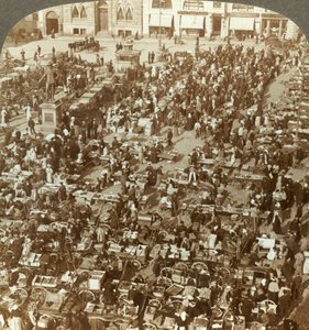 Największy rynek Christianias, Norwegia, ok. 1905. autorstwa Unbekannt