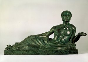 Urna Cinerary w formie leżącej Etrurii Młodości, początek IV wieku p.n.e autorstwa Unbekannt