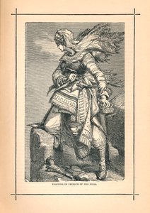 Kobiety czerkieskie walczące o Schamyl przeciwko rosyjskiej inwazji, 1839 autorstwa Unbekannt