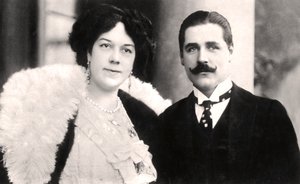 Clara Ellen Butt 1872-1936 i Kennerley Rumford 1870-1957, śpiewacy angielscy, 1906 autorstwa Unbekannt