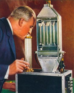 Oczyszczanie powietrza elektrycznie, 1938 autorstwa Unbekannt