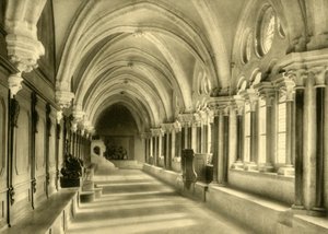 Krużganki, opactwo Heiligenkreuz, Dolna Austria, ok. 1935. autorstwa Unbekannt