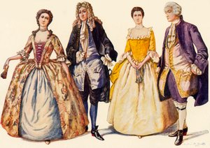 Odzież króluje królowej Anny i Jerzego I, 1702-1725, 1903, 1937. autorstwa Unbekannt