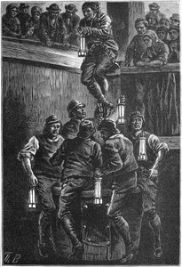 Wypadek w kopalni węgla, Seaham Colliery, County Durham, 1880 c1895 autorstwa Unbekannt