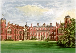 Cobham Hall, Kent, dom hrabiego Darnley, ok. 1880 autorstwa Unbekannt