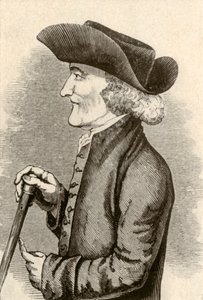 Przekrzywiony kapelusz noszony przez dżentelmena Quaker z Pensylwanii, 1774, 1937. autorstwa Unbekannt
