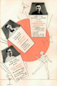 Przepisy na koktajle, ok. 1935 1935. autorstwa Unbekannt