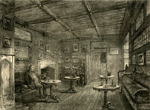 Kawiarnia przy Bramie św. Jana, ok. 1872 r. autorstwa Unbekannt