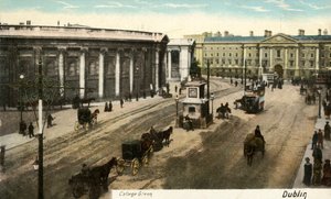 College Green - Dublin, koniec XIX i początek XX wieku. autorstwa Unbekannt