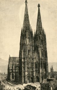 Katedra w Kolonii, 1890. autorstwa Unbekannt