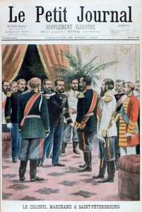Pułkownik Jean-Baptiste Marchand w Petersburgu, Rosja, 1902 autorstwa Unbekannt