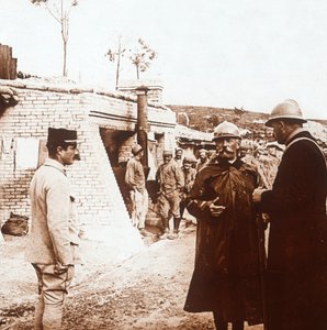 Stanowisko dowodzenia, Szampan, północna Francja, c1914-c1918 autorstwa Unbekannt