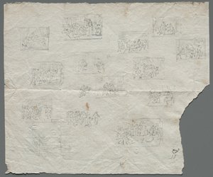 Szkice kompozycyjne wg Rafaela i innych artystów recto, ok. 1930 r. 1800. autorstwa Unbekannt