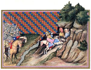 Konferencja hrabiego Gloucester i irlandzkiego wodza, kampania Ryszarda II w Irlandii, 1399, 18 autorstwa Unbekannt