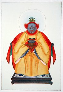 „Konfucjusz, wielki, nieuzasadniony Bóg Chin”, 1922 autorstwa Unbekannt