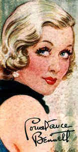 Constance Campbell Bennett, 1904-1965, amerykańska aktorka, XX wiek autorstwa Unbekannt