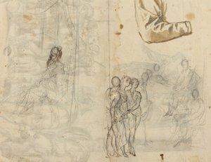 Kopia Po historycznym obrazie z kręgu Paolo Veronese [recto], XVI wiek. autorstwa Unbekannt