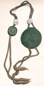 Cord III Roger Bigod, hrabia Norfolk i Guy de Beauchamp, hrabia Warwick, 1904 autorstwa Unbekannt