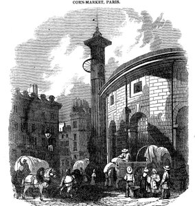 Targ kukurydziany, Paryż, 1836 autorstwa Unbekannt