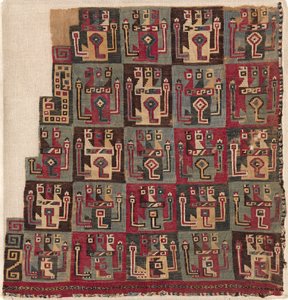 Fragment narożny, prawdopodobnie z tuniki, ok. 1900 r. 700-1100. autorstwa Unbekannt