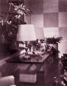Narożnik dużego salonu, proj. Paul T. Frankl, 1949. autorstwa Unbekannt