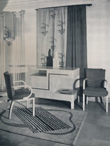 Narożnik pokoju zaprojektowany przez Hayesa Marshalla dla Fortnum & Mason Ltd., Londyn, 1936 autorstwa Unbekannt
