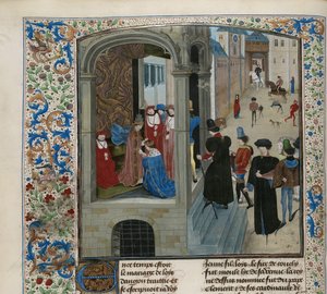 Koronacja Karola VI we Francji, ok. 1470-1475. autorstwa Unbekannt