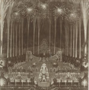 Koronacja carycy Elżbiety w Moskwie, 25 kwietnia 1742 r. autorstwa Unbekannt