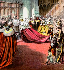 Koronacja Jerzego III, 1761, ok. 1850 r. autorstwa Unbekannt