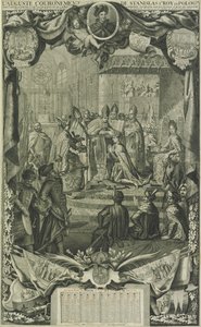 Koronacja Stanisława I Leszczyńskiego w 1705, 1706 autorstwa Unbekannt