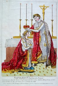 Koronacja cesarzowej Józefiny, 2 grudnia 1804 r., XIX w. autorstwa Unbekannt