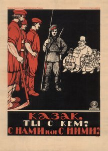 Kozak! Po której stronie jesteś Jesteś z nami czy z nimi, 1920 autorstwa Unbekannt