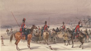 Kozacy konwojujący deportowanych, 1831 autorstwa Unbekannt