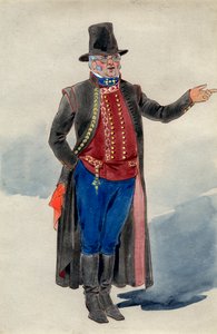Projekt kostiumu dla Drogi Małej Danii, Teatr Księcia Walii, 1909 autorstwa Unbekannt
