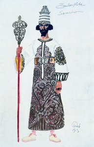 Projekt kostiumu dla Sarastra, 1913 autorstwa Unbekannt