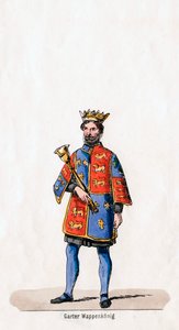 Projekt kostiumu do sztuki Szekspira, Henryk VIII, XIX w. autorstwa Unbekannt