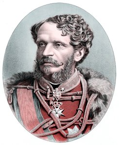 Hrabia Julius Andrassy 1823-1890, węgierski mąż stanu, ok. 1880 autorstwa Unbekannt