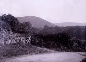 Wieś w pobliżu Plymouth w Devon. autorstwa Unbekannt