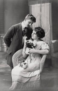 Zakochana para, ok. 1900-1919 autorstwa Unbekannt