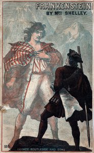 Okładka Frankensteina, Mary Shelley, koniec XIX wieku autorstwa Unbekannt