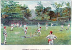 Pole do krykieta w Bournville, 1892 autorstwa Unbekannt