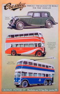 Reklama Crossley Motors, 1937 autorstwa Unbekannt